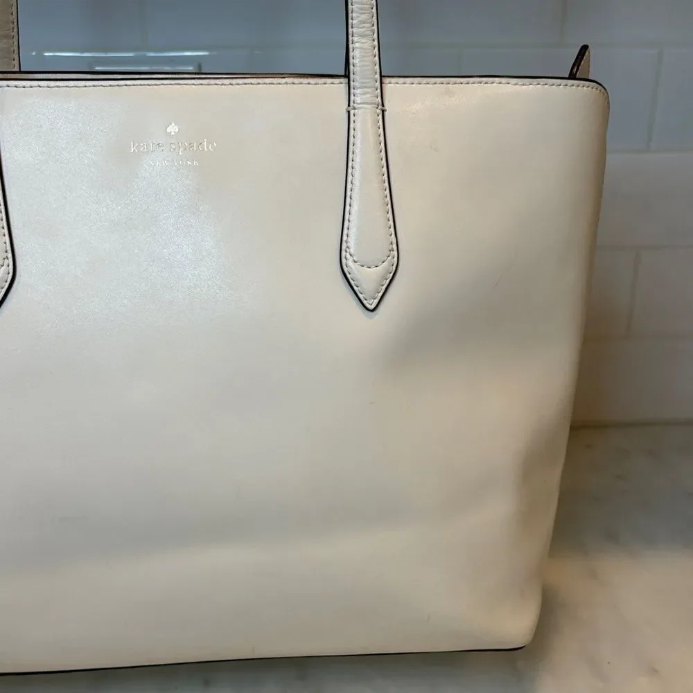 Kate Spade Bag Purse Handbag Leather Breanna Large Tote Pocketbook
